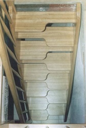 Schodiště -  výroba schodišť - schodiště rovné - Třebíč -Budišov u Třebíče